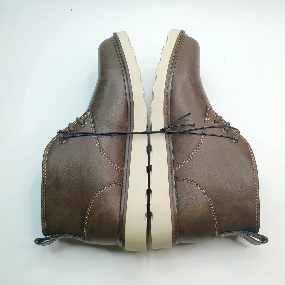 Buffalo Metcalf Chukka Boots Men Size 8.5 Brown Memory Foam 1899633